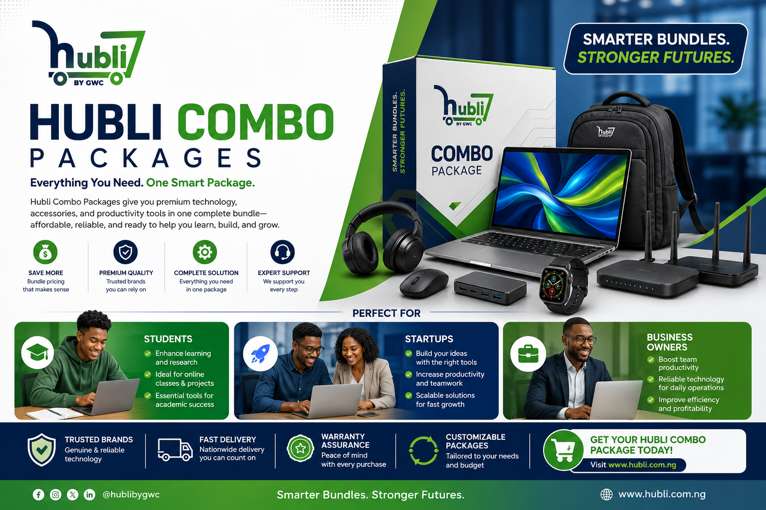 Hubli Combo Packages: The Ultimate Technology Bundle for Students, Startups & Business Owners in Nigeria